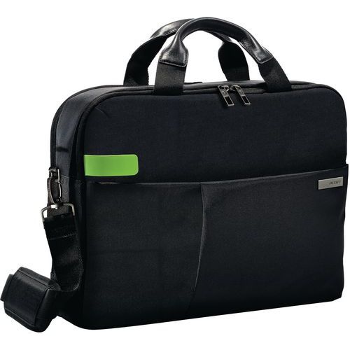 Leitz - Sacoche Ordinateur Portable 15,6 Pouces Noir - Polyester - Protection et Mobilité