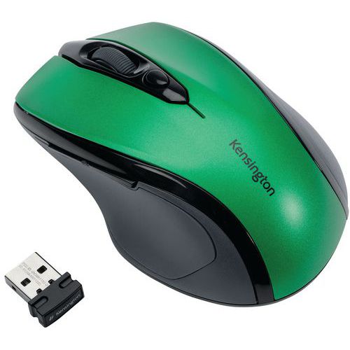 Kensington - Souris sans fil Pro Fit M - Vert émeraude - Droitier - 8760h Autonomie