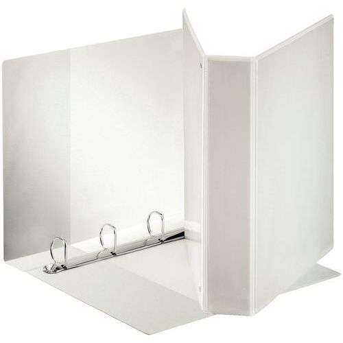 Classeur 4 Ann. Personnalisable Standard 50 Mm A4+ Pp Blanc