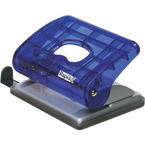 Perforateur Rapid Economique Ec20. Blister Bleu Clair
