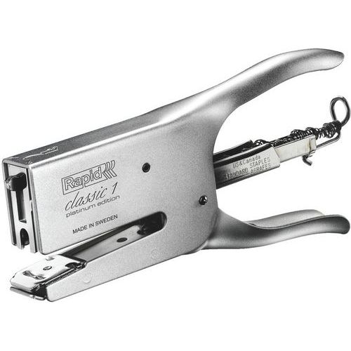 Pince-agrafeuse Classic K1 Ã‰dition Platinium. Boîte Argent