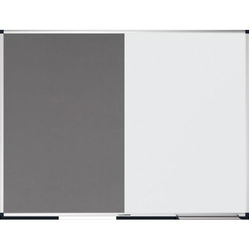 Tableau Mixte À Double Fonction Unite - Gris - 90x120cm