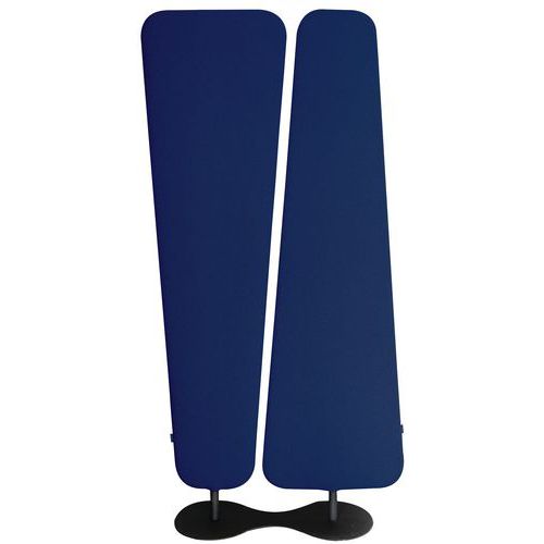 Cloison Trapèze Sur Pied Bleu Foncé