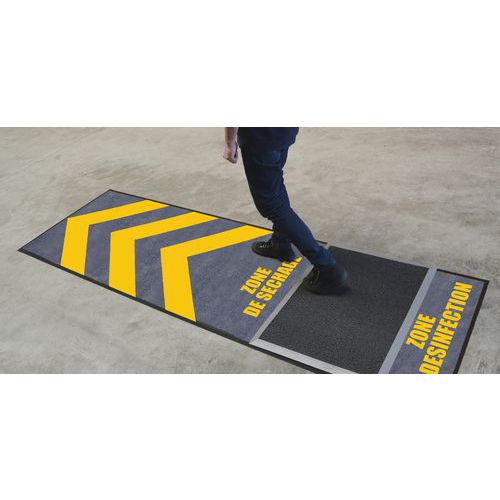 Tapis Désinfectant Avec Zone De Séchage - Français