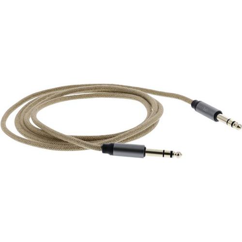 TNB - Câble Jack vers Jack 6.35 - 2M Marron - Connectique Fiable et Durable