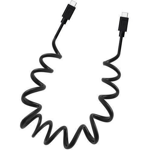 TNB - Câble USB-C vers USB-C Torsadé 1m Noir - USB-C 3.1 60Ah - Emballage Recyclable
