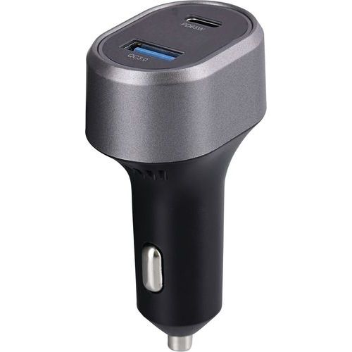 TNB - Chargeur allume-cigares USB/USB-C 83W Noir - Pour PC Portable - Garantie 3 ans