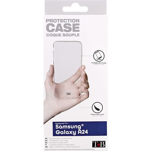 Coque souple transparente pour Samsung Galaxy A24 - TNB Coque souple transparente pour Samsung Galaxy A24 - TNB