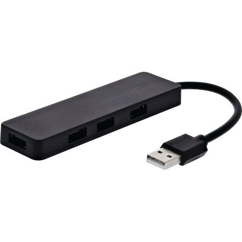 TNB - Hub USB-A 4 Ports - Connexion Fiable pour Télétravail - Emballage Recyclable
