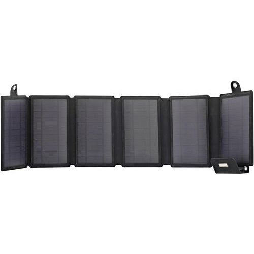 TNB - Panneau Solaire Pliable Outlife 15W Noir - Portable et Écologique - Idéal Camping et Randonnée