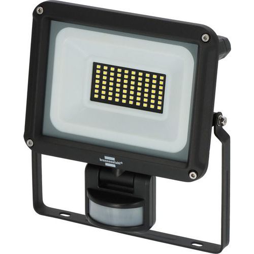 Brennenstuhl - Projecteur LED Jaro 30W 3450lm Blanc Froid IP65 Détecteur Mouvement IK08 Noir
