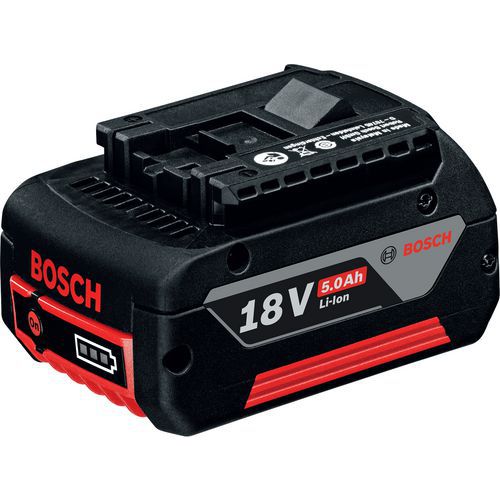 Batterie coulissante 18 V Heavy Duty (HD), 5,0 Ah, Li-Ion, GBA M-C Batterie coulissante 18 V Heavy Duty (HD), 5,0 Ah, Li-Ion, GBA M-C