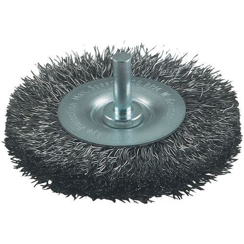 Bosch 1 Brosse Circulaire Diamètre 100mm Ã€ Fils Acier 0,2mm