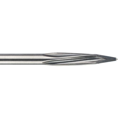 Bosch - Lot de 5 burins pointus SDS+ 250 mm - Acier - Pour coupe - Accessoire électroportatif
