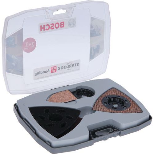 Bosch 5 Coffret Best Of Sanding Stlk Plus - 3 Lames Avec 3 Abr