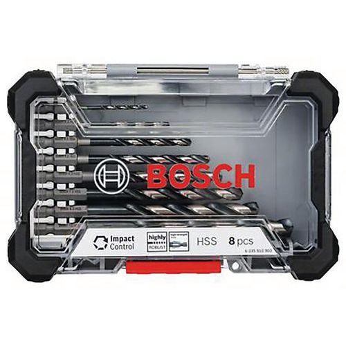 Coffret forets metal HSS-g six pans 2,3,4,5,6,7,8,10mm Coffret forets metal HSS-g six pans 2,3,4,5,6,7,8,10mm