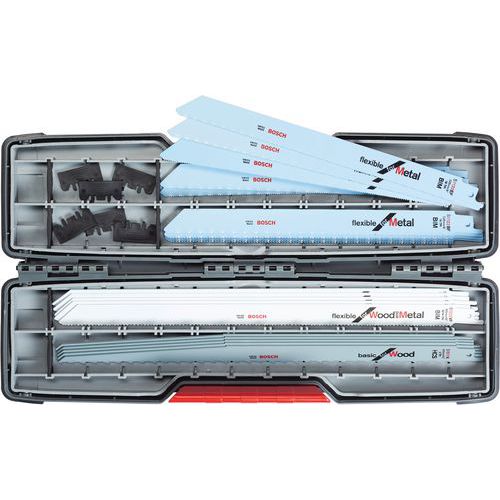 Coffret scie sabre 20p - bois / métal Coffret scie sabre 20p - bois / métal