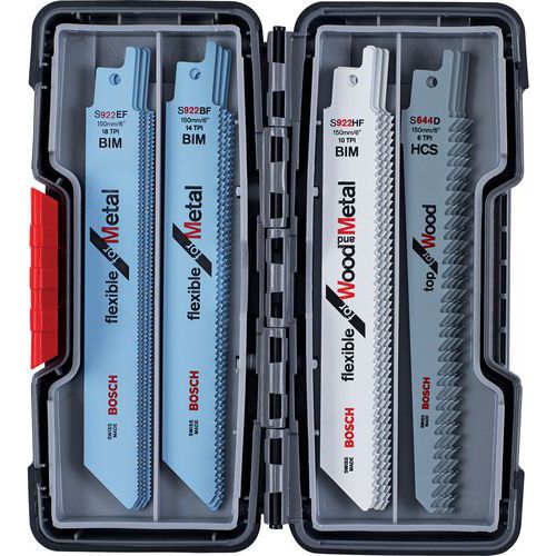 Coffret scie sabre 20p bois et métal Coffret scie sabre 20p bois et métal