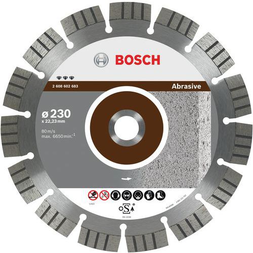 Bosch 1 Disques à Tronçonner Diamantés Best For Abrasive