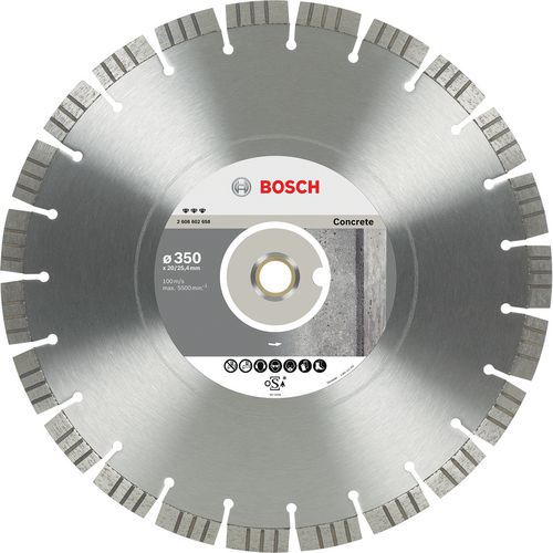Bosch 1 Disques à Tronçonner Diamantés Best For Concrete