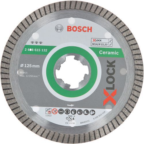 Bosch 1 Disques à Tronçonner Diamantés X-lock - Bosch