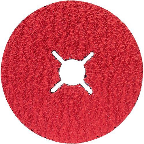 Bosch 50 Disques Abrasifs Sur Fibres, R780, Idéals Pour Le Métal Et L'inox