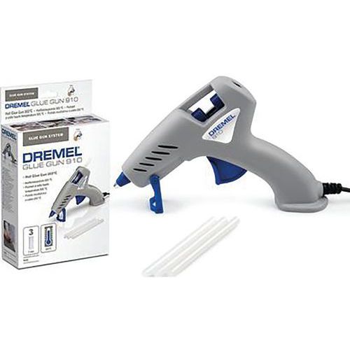 Dremel 1 Dremel Pistolet Ã€ Colle 910-3 Outil Compact (165Â°c), 3 Accessoires