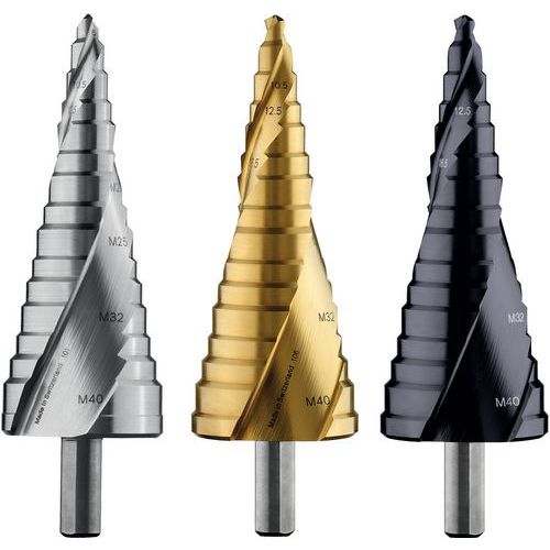BOSCH Fraise &eacute;tag&eacute;e HSS-TiN M10-M40, 10,0 mm, 125,5 mm