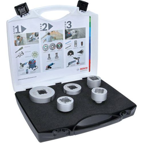 Kit de scies trépans diamantées à sec Dry Speed X-lock Kit de scies trépans diamantées à sec Dry Speed X-lock