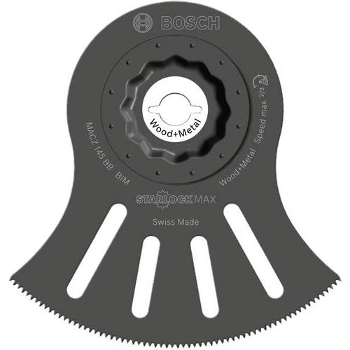 Lame Bimétal pour scie segment Starlock Max MACZ 145 BB bois et métal Lame Bimétal pour scie segment Starlock Max MACZ 145 BB bois et métal