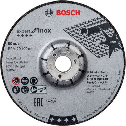 Meules à ébarber Expert for Inox pour GWS 12V-76 Professional Meules à ébarber Expert for Inox pour GWS 12V-76 Professional