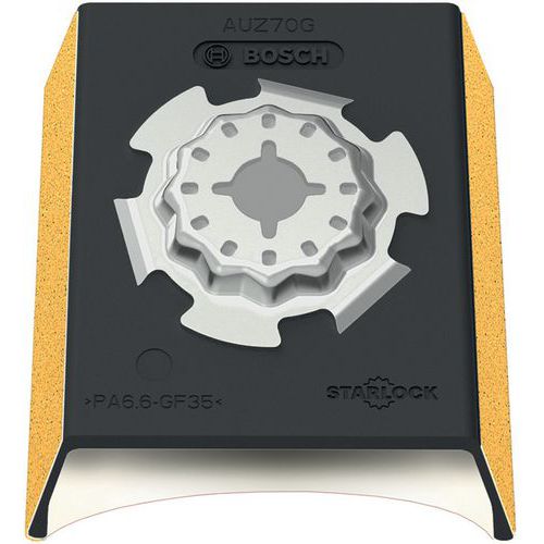 Bosch 5 Plateau De Ponçage Pour Profilés Starlock Auz 70 G 70 Mm