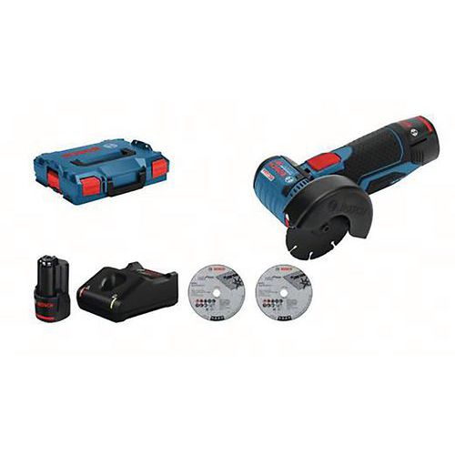 Meuleuse angulaire GWS 12v-76, avec 2 batteries 3,0 ah, L-Boxx Meuleuse angulaire GWS 12v-76, avec 2 batteries 3,0 ah, L-Boxx