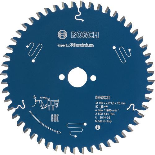 Bosch 1 Lames De Scies Circulaires Pour Scies Plongeantes Et Scies Portatives