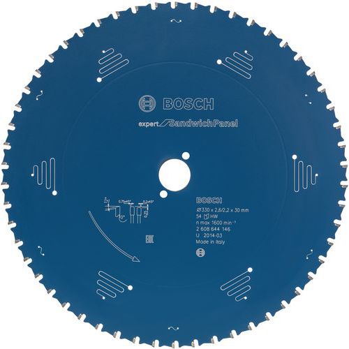 Bosch 1 Lames De Scies Circulaires Pour Scies Plongeantes Et Scies Portatives