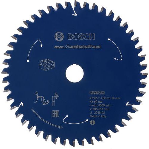 Bosch 1 Lames De Scies Circulaires Pour Scies Sur Table Sans Fil