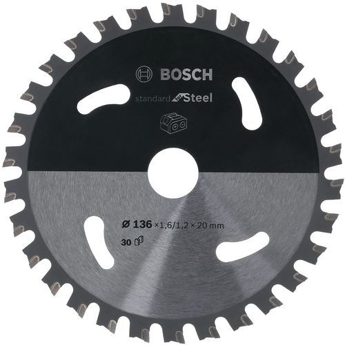 Bosch 1 Lames De Scies Circulaires Pour Scies Circulaires à Métaux Sans Fil