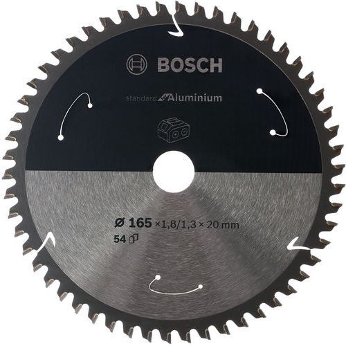 Type de lame de scie circulaire pour l'aluminium, 160x1.8 / 1.3x20, 52 dents - Bosch
