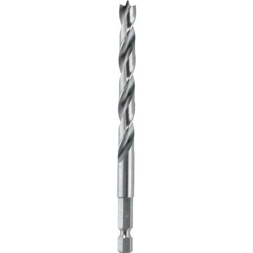 BOSCH 2608595520 M&egrave;che &agrave; bois h&eacute;lico&iuml;dale, queue six pans 1/4