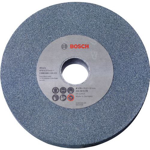 Bosch - Meule Corindon G60 200mm pour Touret - Finition Précise - Grain 60