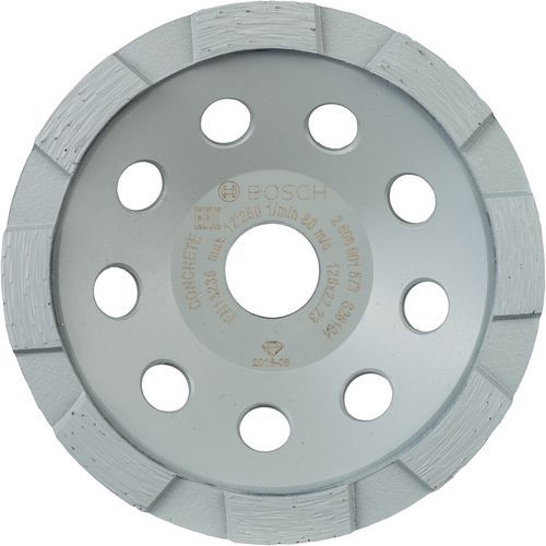 Bosch - Meule Diamant Standard Béton 125 mm - Finition - Pour Béton