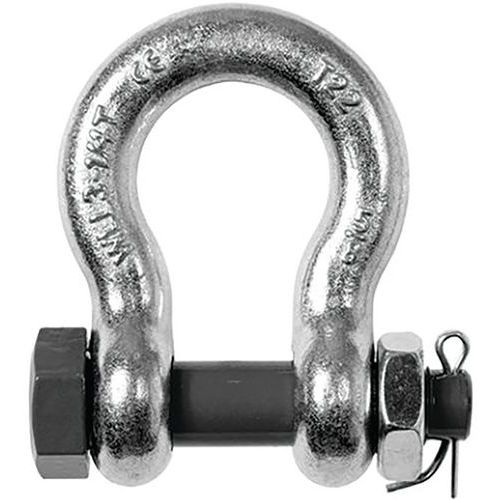 Spanset - Manille lyre axe boulonné G4-6 - 0,7 tonnes - CMU 750 kg - Fixation 10 mm - Recyclable 100%