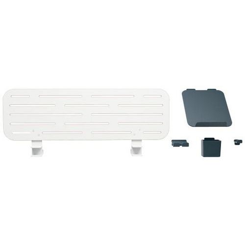 Leitz - Panneau perforé accessoirisable large - 80cm Blanc Mélamine - Mobilier de bureau et télétravail - Recyclable
