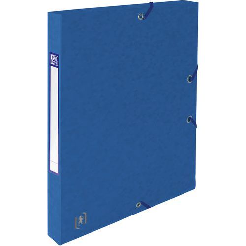 Boite De Classement Topfile 24x32 4/10e Dos De 25mm Bleu