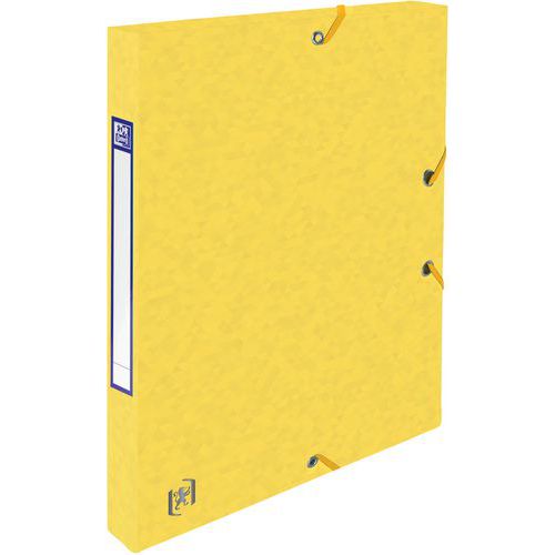 Boite De Classement Topfile 24x32 4/10e Dos De 25mm Jaune
