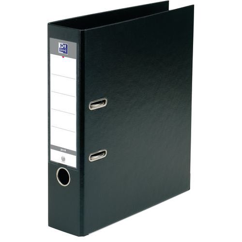 Classeur à Levier Basic Noir Dos L:80