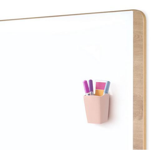 Pot À Crayons Magnétique 530m Rose Poudré -