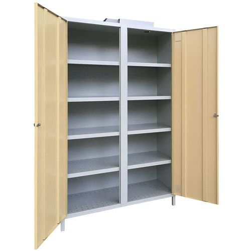 Armoire de désinfection Technologie ozone - Couleur Gris/Beige - Akaze