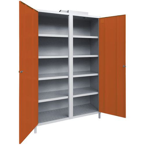 Armoire de désinfection Technologie ozone - Couleur Gris/Orange - Akaze