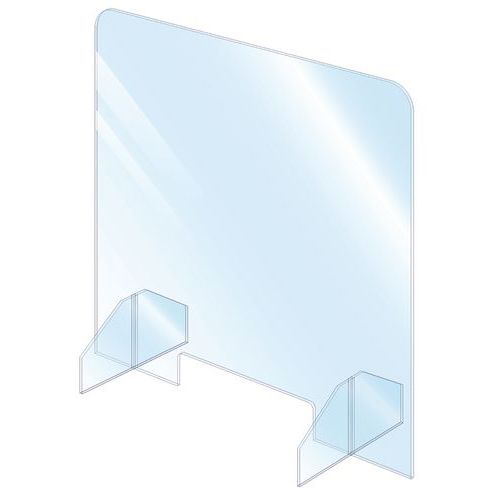 Ecran De Protection Avec Passe Document 90 X 65 Cm